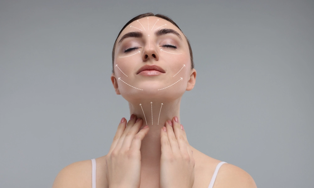 نواحی لیفت صورت بدون جراحی