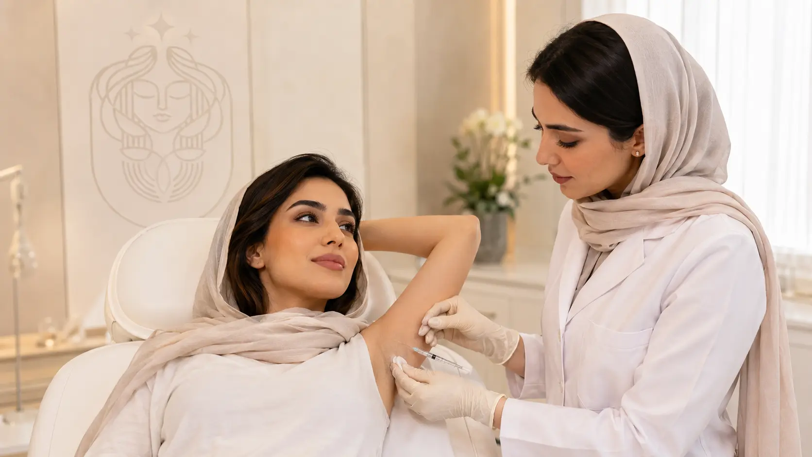 بوتاکس زیر بغل