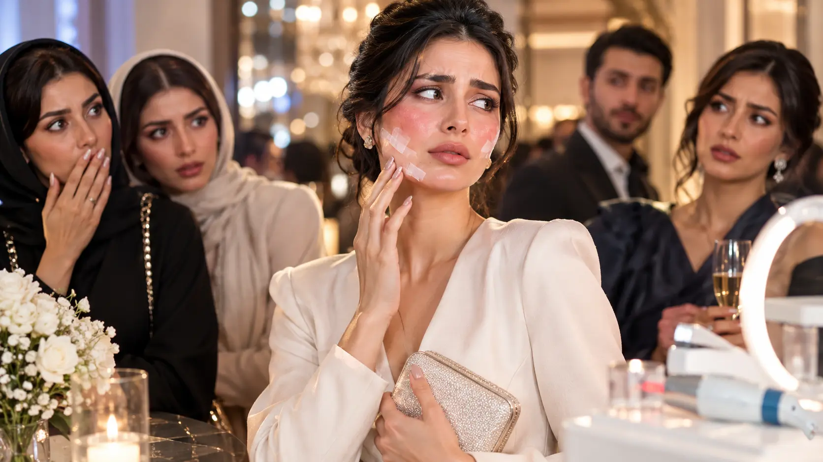 خدمات زیبایی قبل از مهمانی